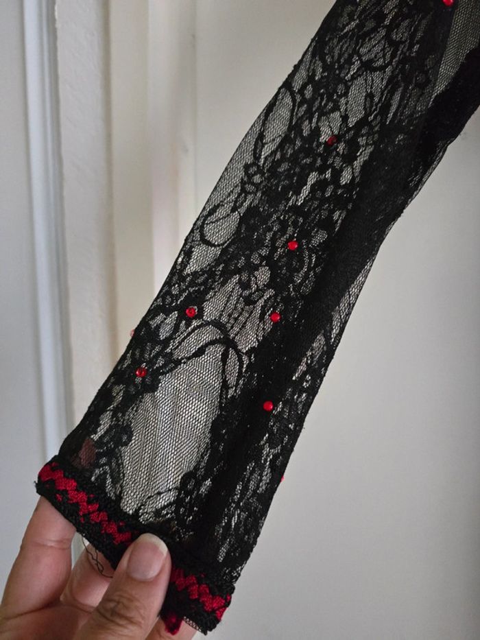 Robe avec dentelle taille unique - photo numéro 5