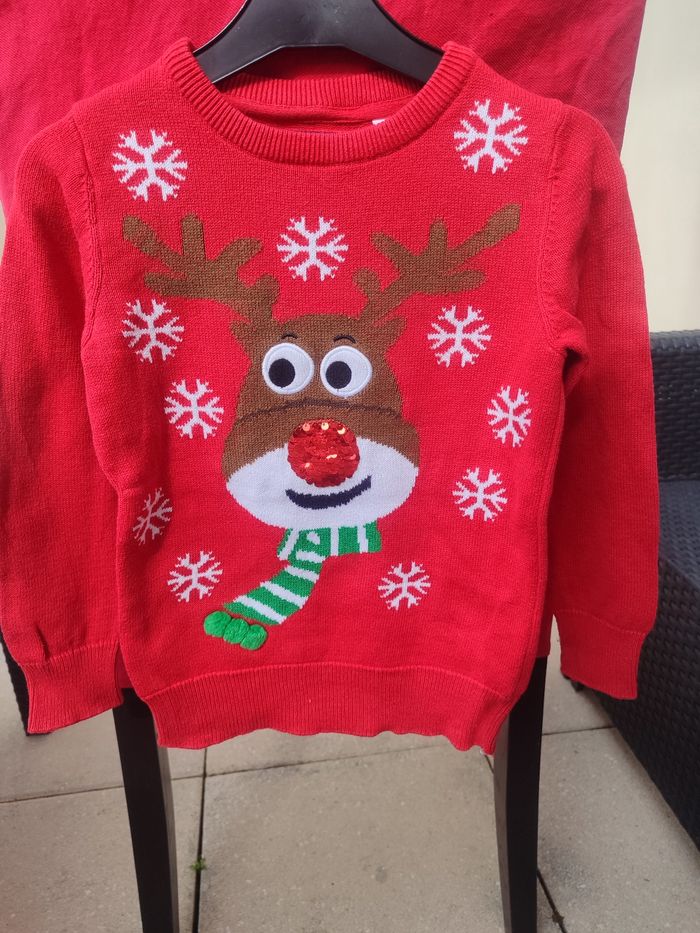 Pull noel 7 ans