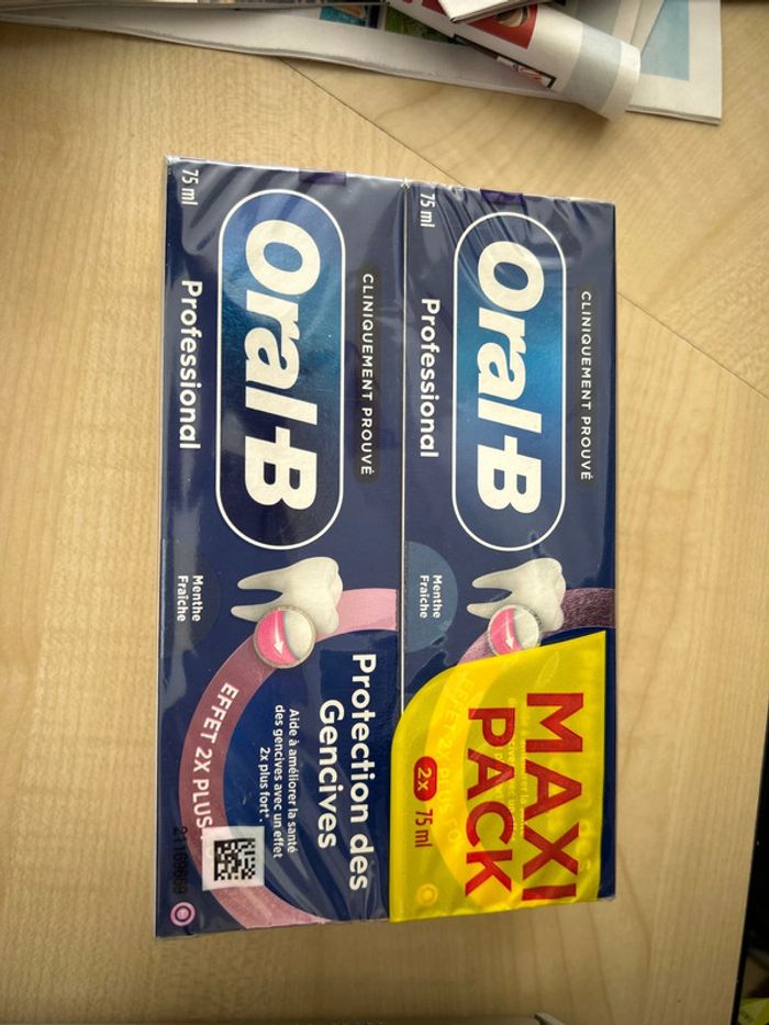 Dentifrice Oral-b pour gencives