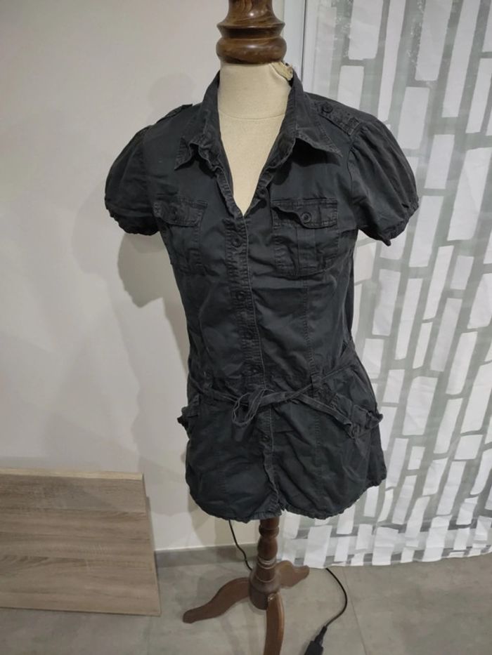 Robe chemise effet combinaison - photo numéro 3