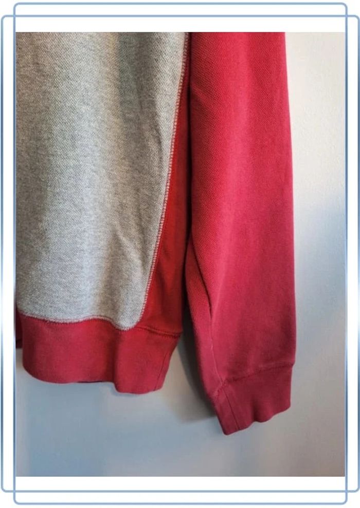 Pull / crewneck tommy hilfiger homme - taille M - gris et rouge - col rond (278) - photo numéro 6