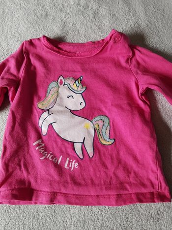 sous pull licorne 12 mois