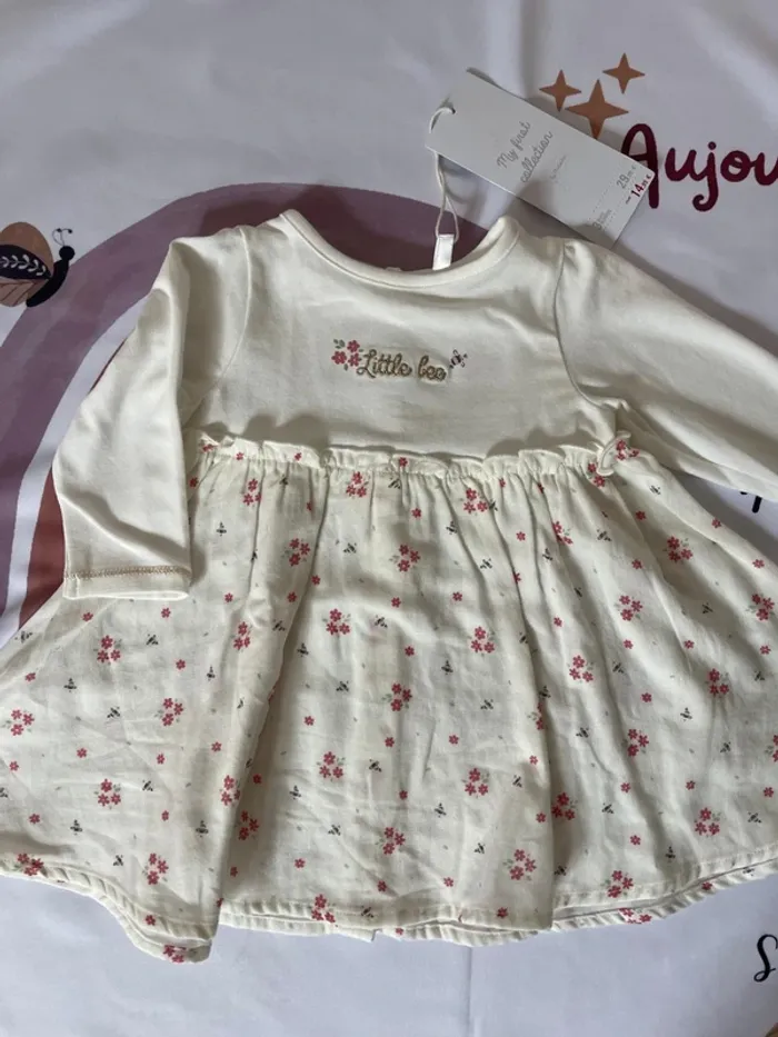 Robe bébé fille Orchestra – Neuve avec étiquette – Taille 3 mois🐝 - photo numéro 2