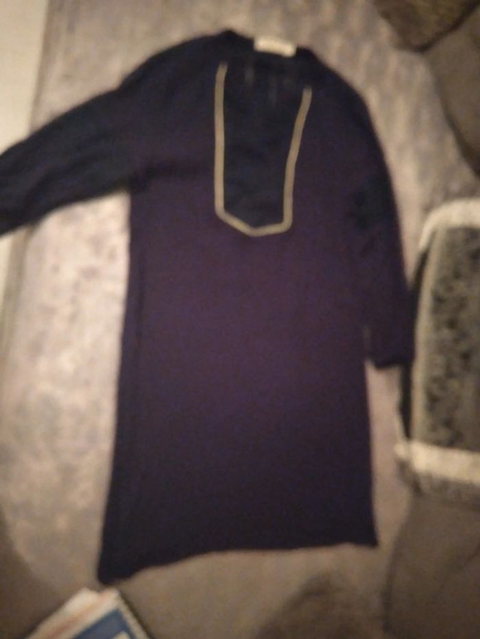 Tunique bleu marine mi longue - photo numéro 5