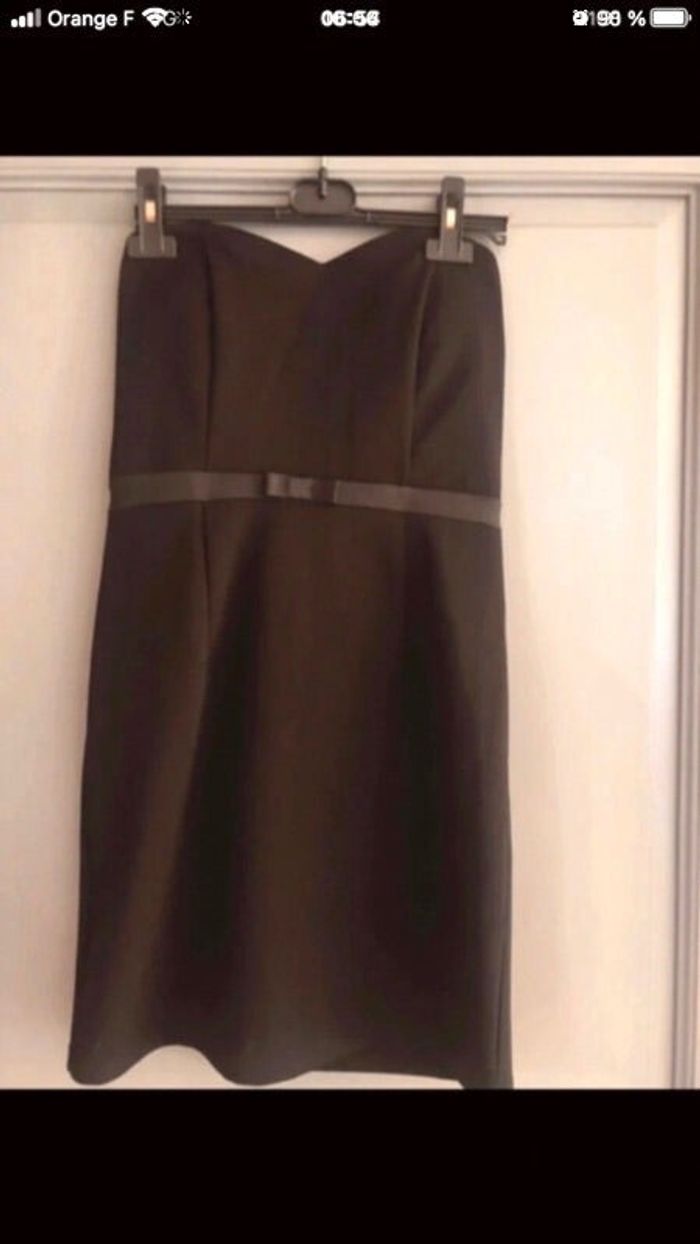 Robe sans bretelles