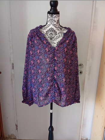 blouse transparente taille 50