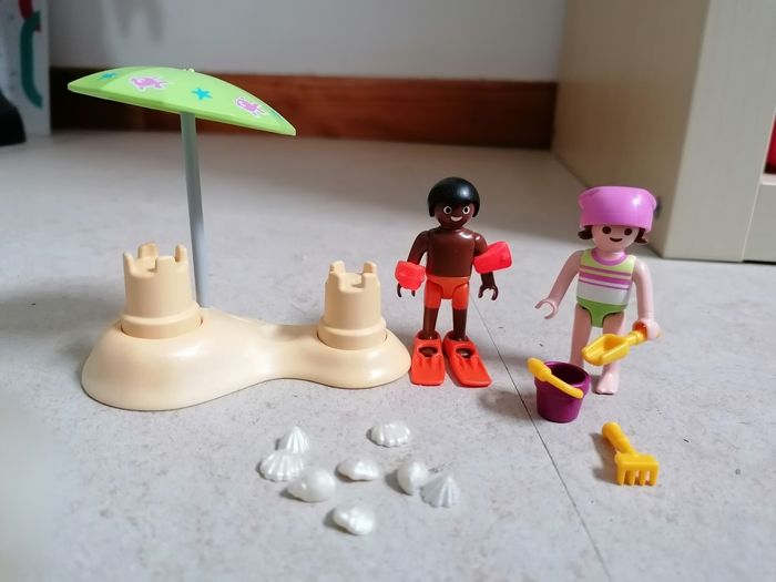Playmobil 9085 Enfants et châteaux de sable