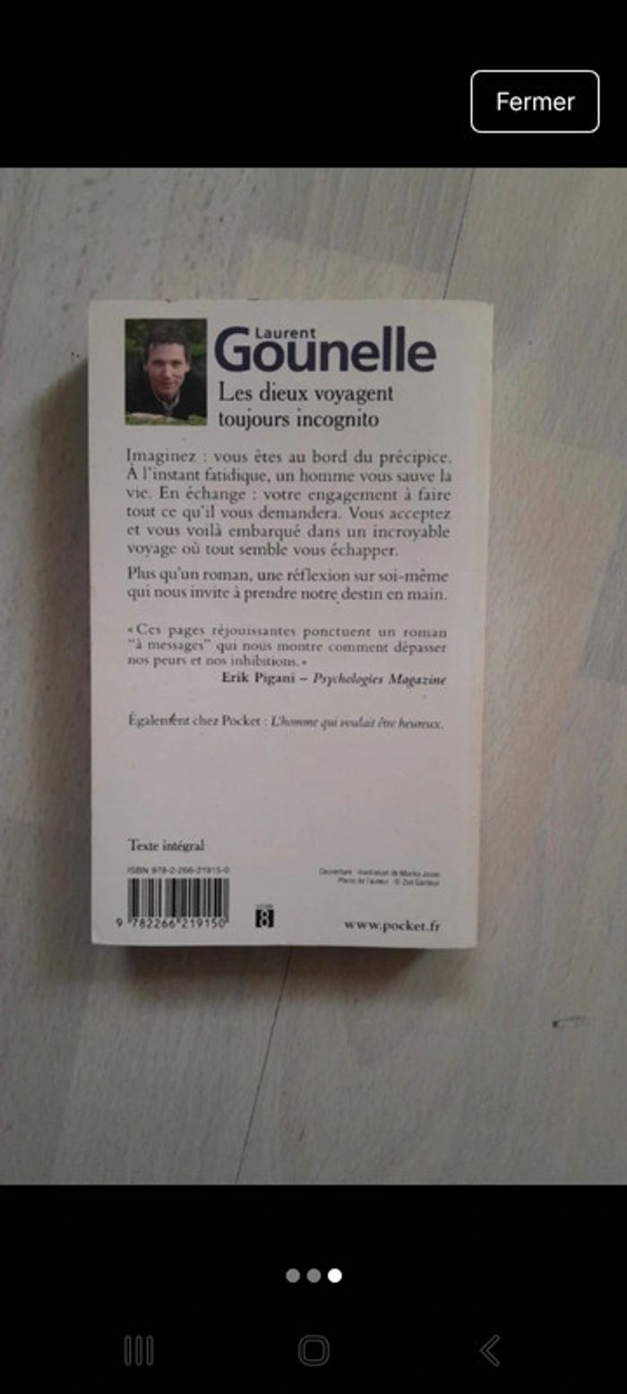 Magnifique livre Laurent Gounelle - photo numéro 3