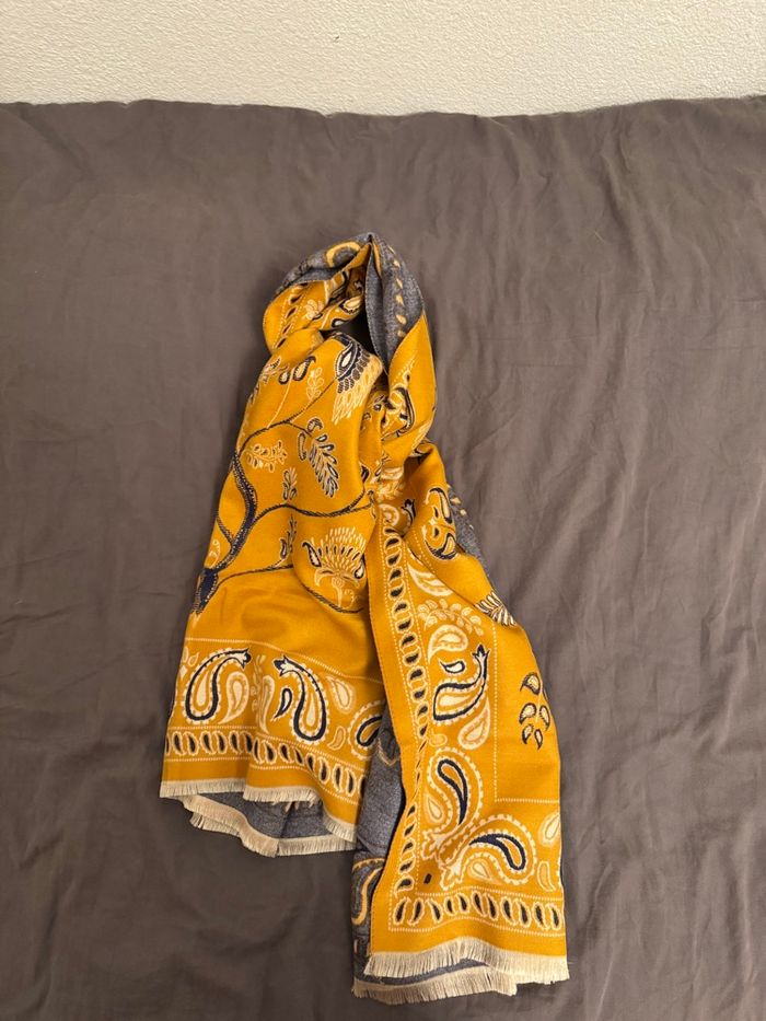 Écharpe doré/moutard - photo numéro 3