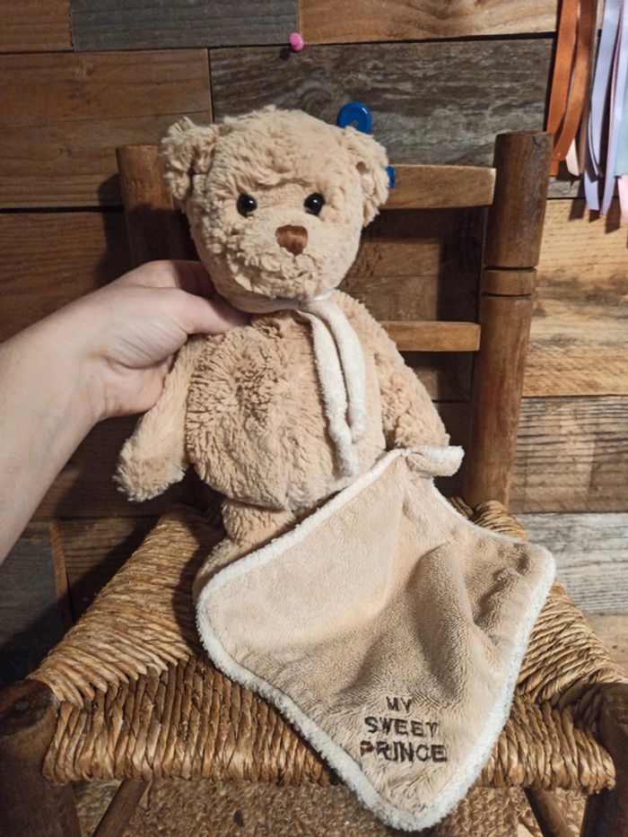 Peluche doudou ours Bukowski tbe my sweet prince - photo numéro 5