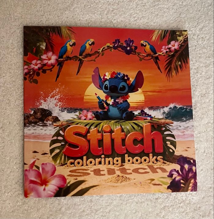 Livre de coloriage cosy stitch