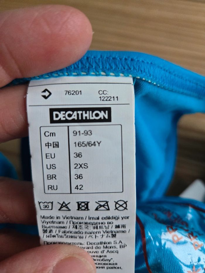 Bas de maillot de bain xs decathlon - photo numéro 3