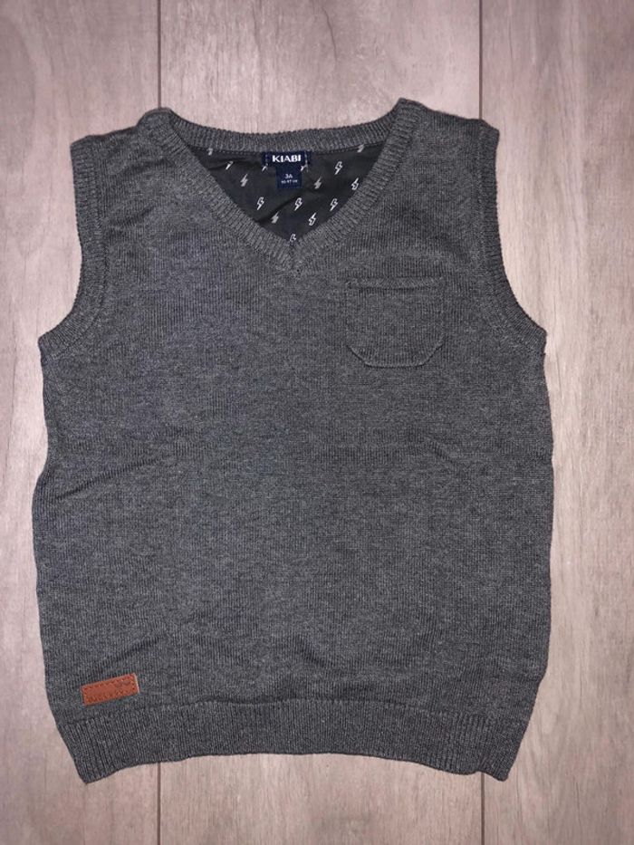 Pull sans manches 3 ans