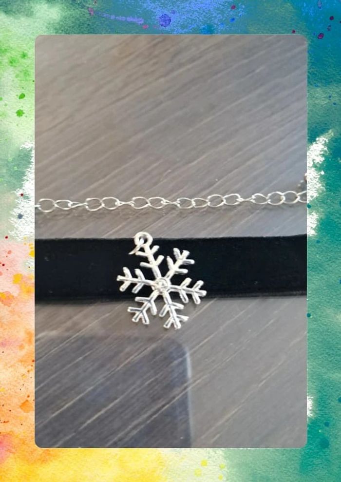 Collier flocon de Neige Neuf Chic et élégant - photo numéro 2