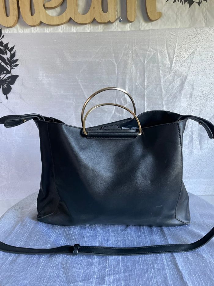 Sac noir anse doré - Très bon état