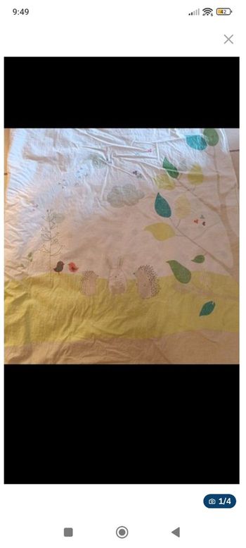 Housse de couette motif nature 