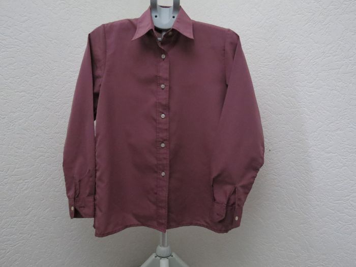 chemise vintage bordeaux js paris made in France🌸