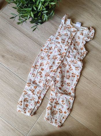 Salopette fleuri Hema 6 mois Neuve 🌸