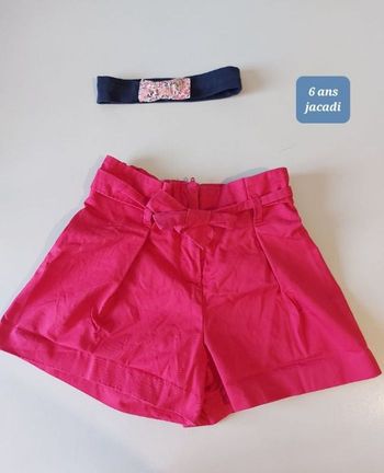 Short jacadi 6 ans