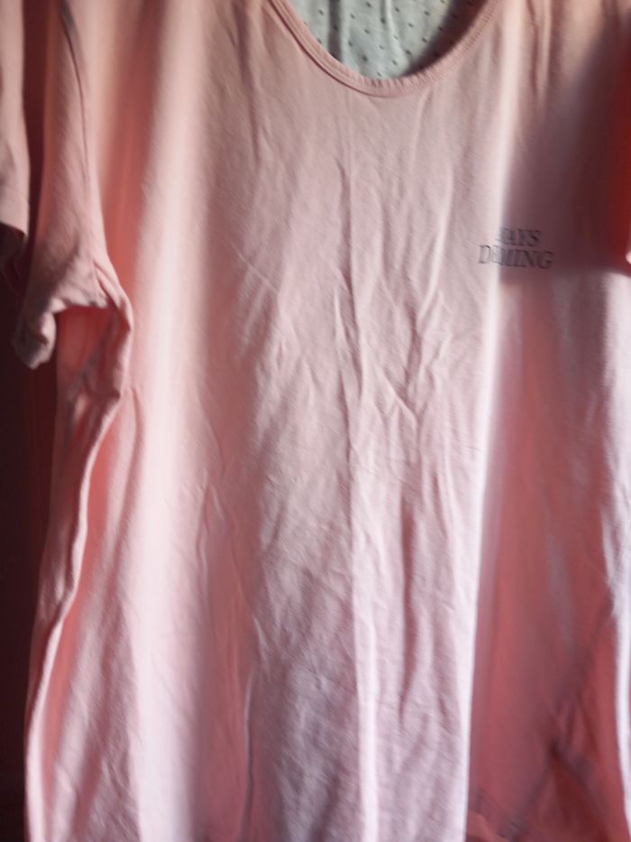 Tee-shirt rose taille XXL Zeeman - photo numéro 2