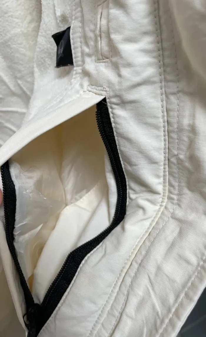 Eddie Bauer Cream Zipped Hoodie Coat Mens XXL - photo numéro 11