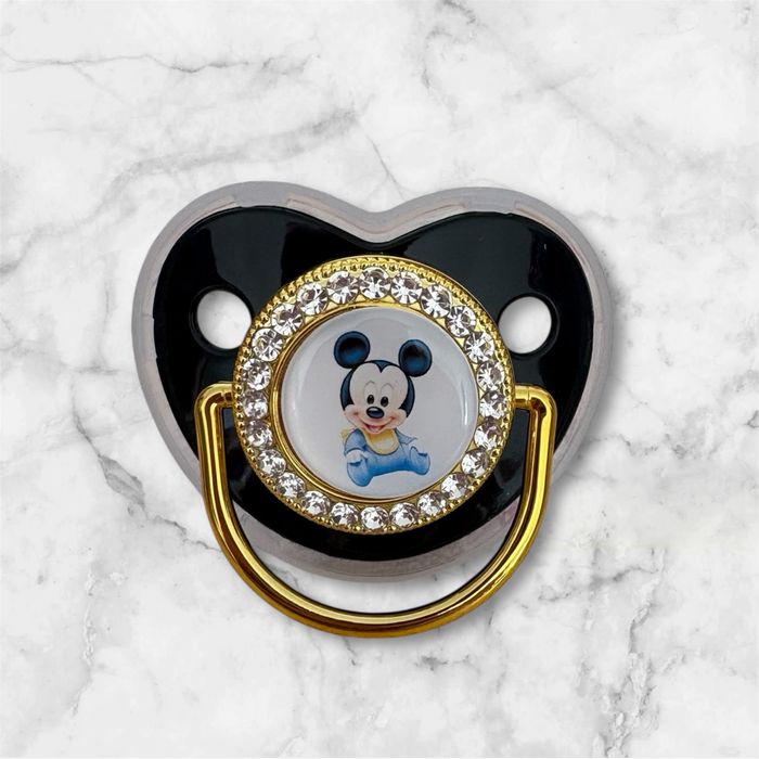 Tétine Mickey de luxe strass plusieurs modèle de disponible vintage Disney rare