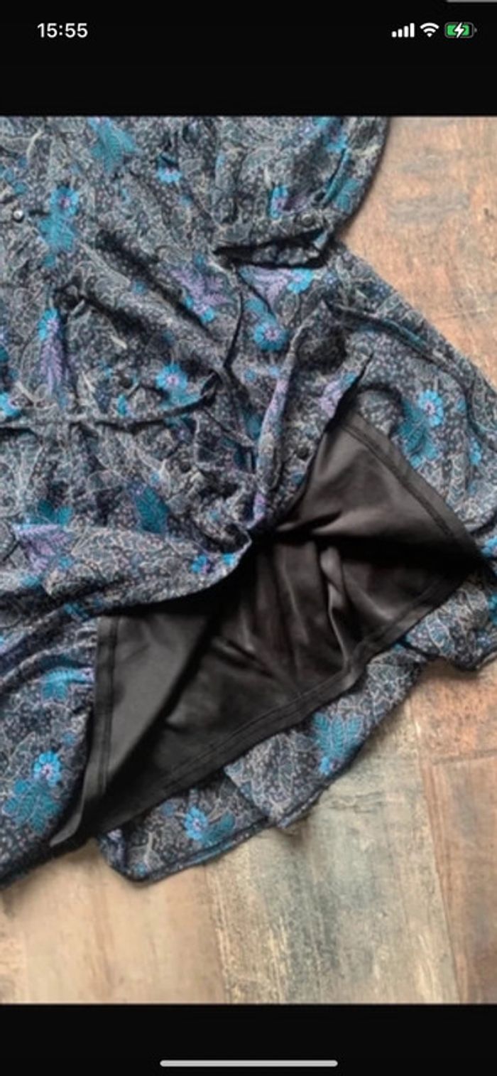 Robe chemise bleutée - photo numéro 6