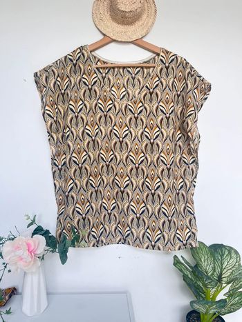 Jolie blouse, imprimée, 36, 38