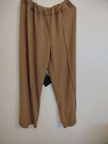 Pantalon plissé taille unique