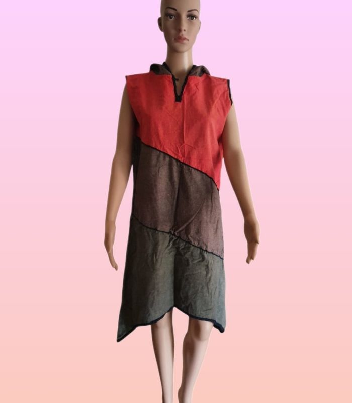 Robe "Forêt Enchantée" Tara- Style Lutin & Bohème- 100% coton- 42 (XL)
- photo numéro 2