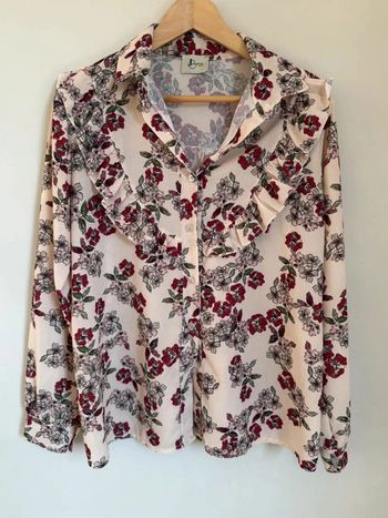 Blouse fleurie volant Johanna