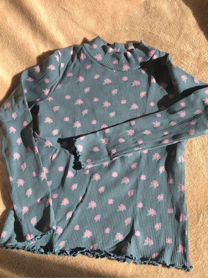 T-shirt manches longues vert