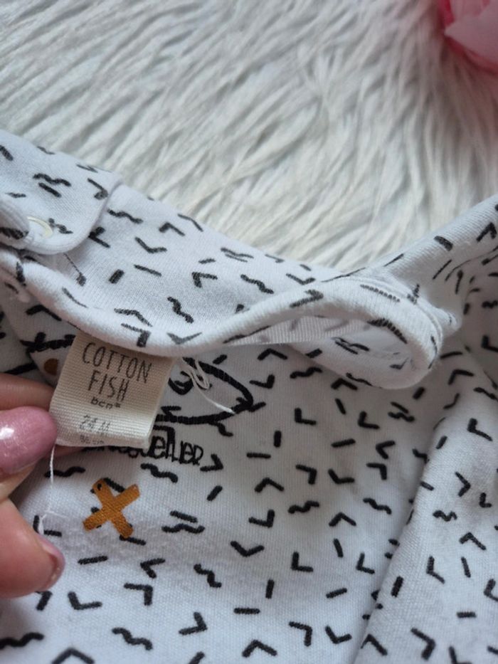 T-shirt manches longues Cotton fish 24mois - photo numéro 4
