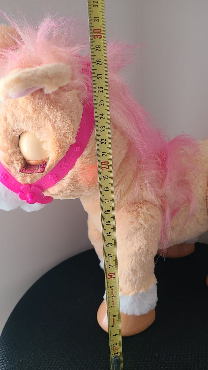 Jouet interactif pour enfants en fourrure vraie cannelle My Stylin poney. AUCUN ACCESSOIRE. - photo numéro 7