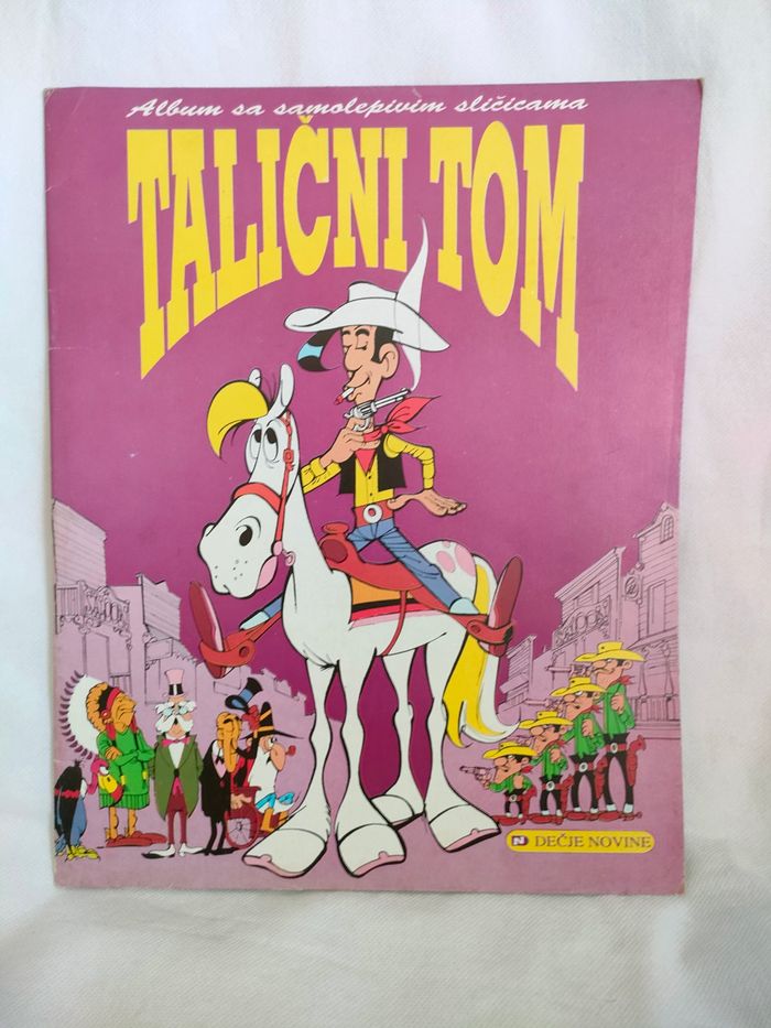 Album stickers lucky luke de 1993