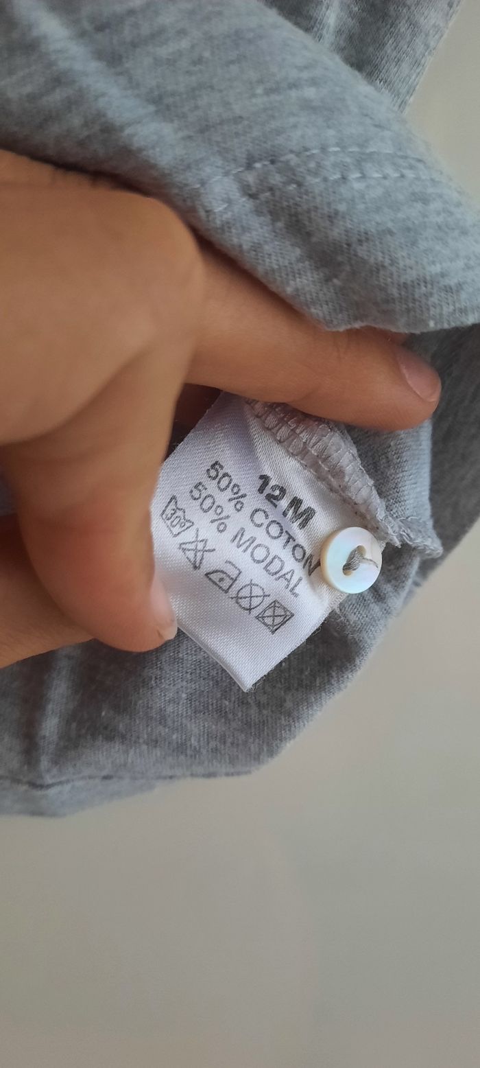 Tee shirt gris cupcake - photo numéro 3