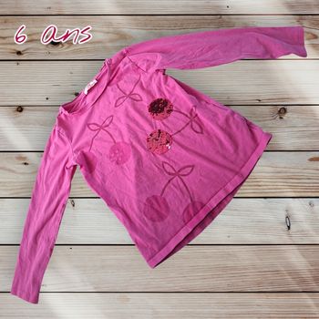 🍒💖👕 Haut manches longues DPAM – 6 ans 👕💖🍒