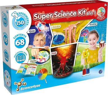 Super Science kit 6 en 1 NEUF