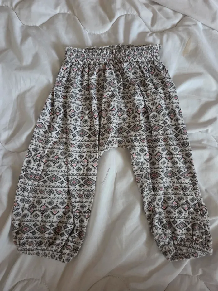 Sarouels légère fille 2 ans