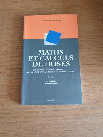 Livre maths et calculs de doses