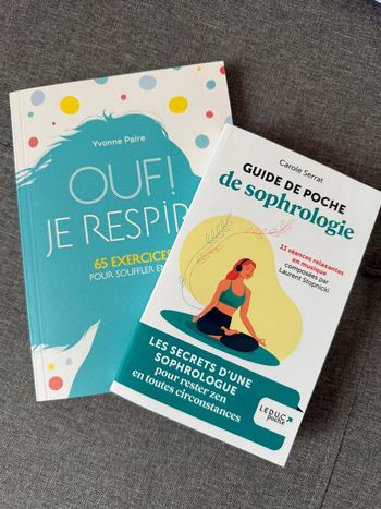 Lot de deux livres Sophrologie