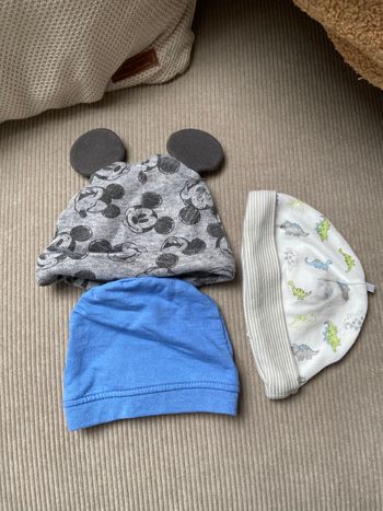 Lot de 3 bonnets
