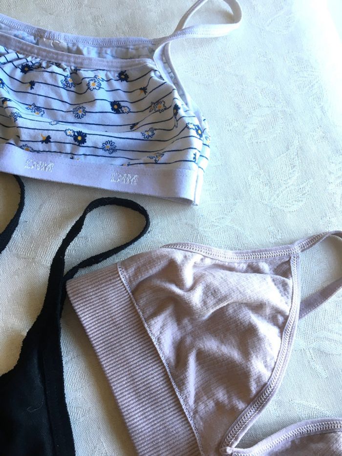 Lot de 3 brassières Ado 12 ans - photo numéro 3