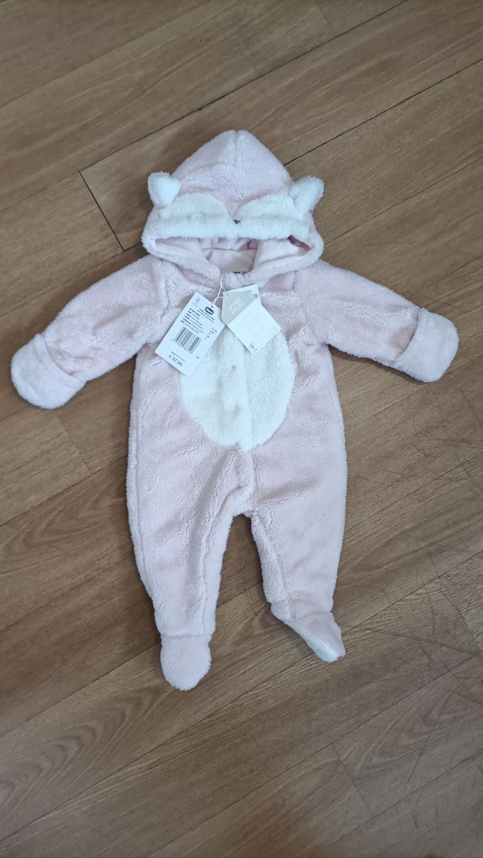 Grenouillère d'hiver pyjama bébé fille Chicco neuve - photo numéro 5