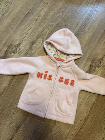 Veste polaire rose 3 mois