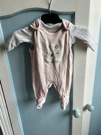 Ensemble 2 pièces, naissance, rose , c&a