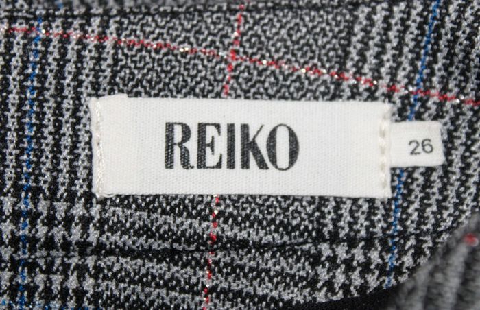 👖 Pantalon Reiko slim - Gris à carreaux Prince de Galles - Taille S 👖 - photo numéro 3