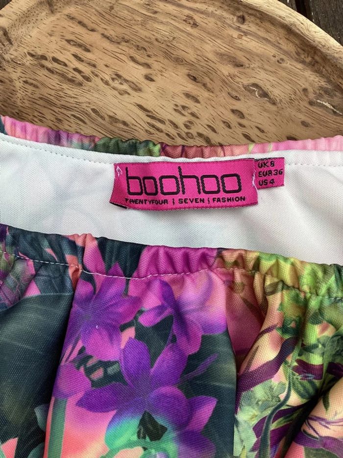 Robe tropicale Boohoo à volants – Taille 36 – Excellent état - photo numéro 7