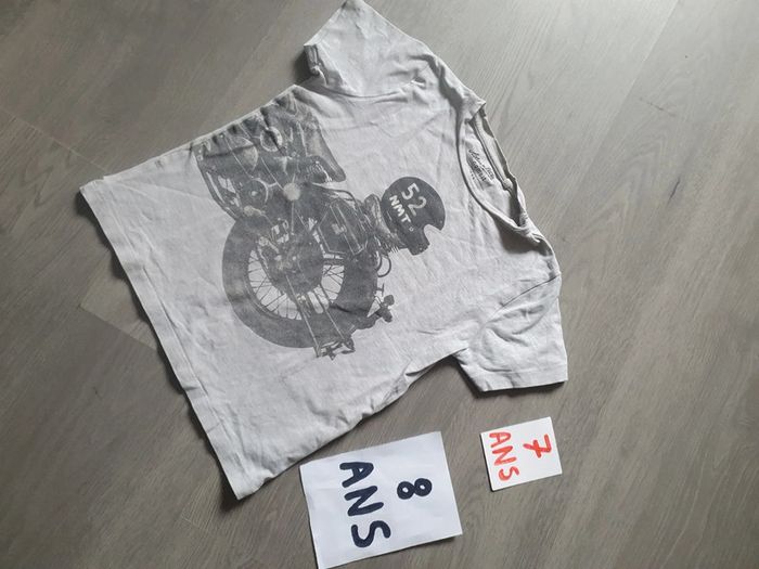 Maillot t-shirt 7/8ans garçon