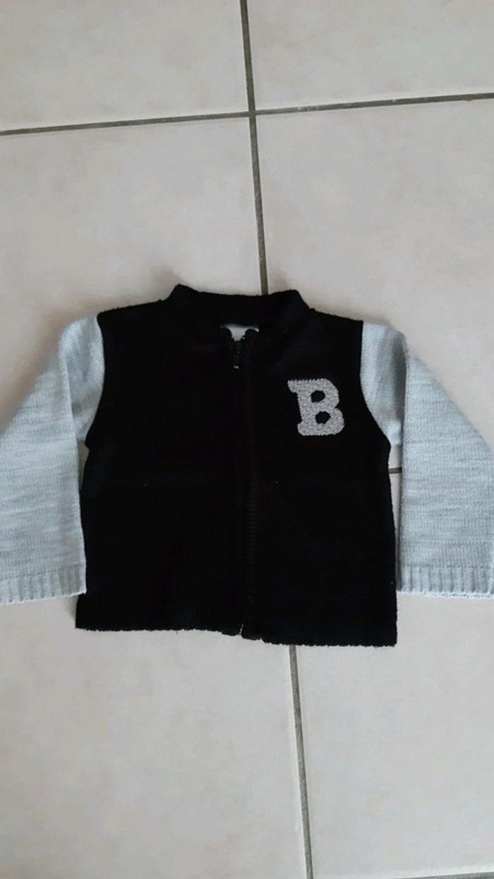 Veste fermeture éclair garçon